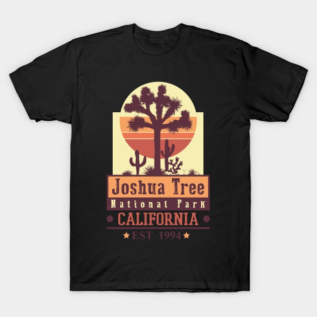 Joshua Tree National Park California Est 1994 T-Shirt by ScottsRed